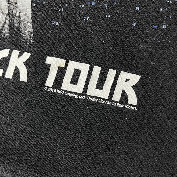 Kiss T Shirt Mens L Freedom To Rock Tour Concert Band Short Sleeve Music 2016 - Picture 5 of 13